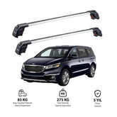 KIA GRAND CARNIVAL 2015-2020 TRX2 Thunder Carrier Barres transversales pour galerie de toit 2 barres
